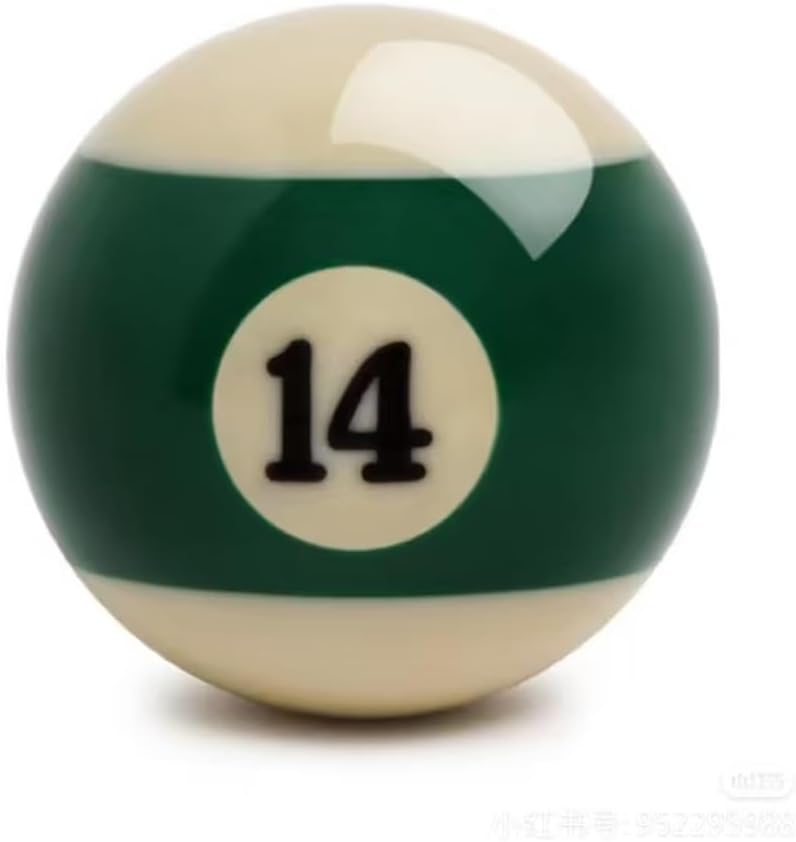 Ovewibi Replacement Billiards Ball Set, 1-1/2" Mini Size, 1.5 Inch, Replacement Balls with Cue Ball & Billiard #8 Ball, Billiards Ball Accessories - Image 1